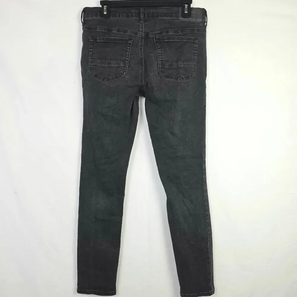 PacSun Stacked Skinny Jeans Men's 30x30 Black Stretch